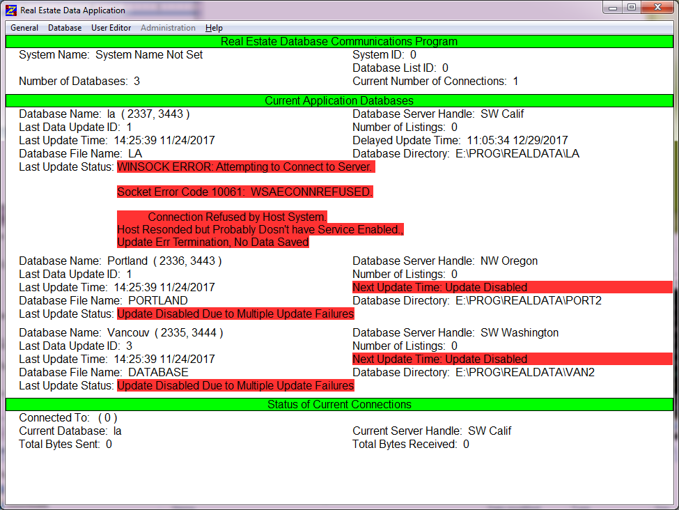 Windows Lightning Fast Database Communications Program