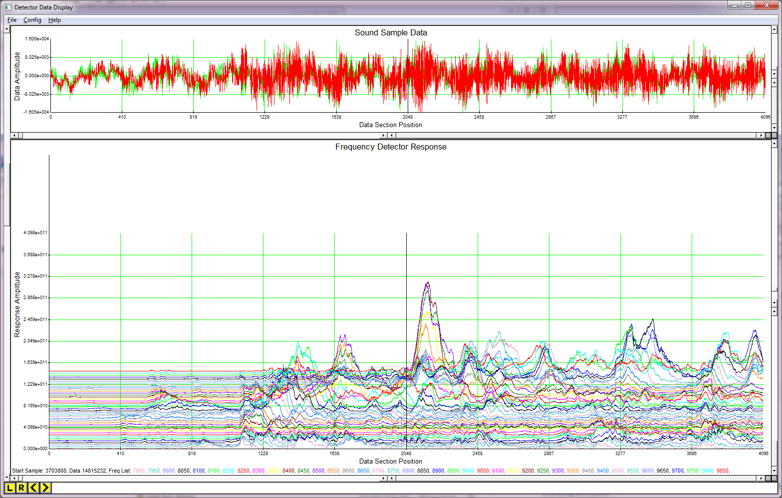 Sound Analzyer process data of a Hiss